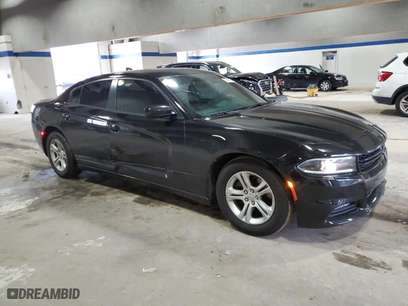 2016 Dodge Charger SXT with VIN 2C3CDXHG5GH323773, listed as a Copart auction lot 85446024 with 129,126 mi miles and Salvage Title. Bid and sale history available at carsss.com. Image 4.