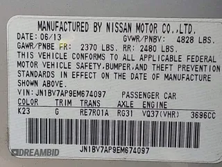 2014 Infiniti Q50 Sport with VIN JN1BV7AP9EM674097, listed as a IAAI auction lot 41741697 with 105,797 mi miles and . Bid and sale history available at DreamBid. Image 9.