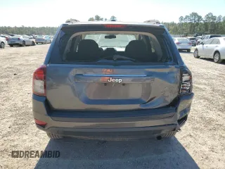 2017 Jeep Compass Sport with VIN 1C4NJCBA2HD147418, listed as a Copart auction lot 76757094 with 125,947 mi miles and Salvage Title. Bid and sale history available at carsss.com. Image 6.