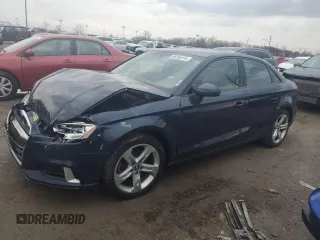 2018 Audi A3 Sedan Premium with VIN WAUB8GFF9J1045209, listed as a Copart auction lot 86596914 with 63,473 mi miles and Clean Title. Bid and sale history available at carsss.com. Image 1.