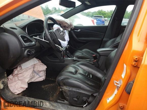 2013 Dodge Dart Limited with VIN 1C3CDFCA0DD320236, listed as a Copart auction lot 59995365 with 105,960 mi miles and Salvage title. Bid and sale history available at DreamBid. Image 7.