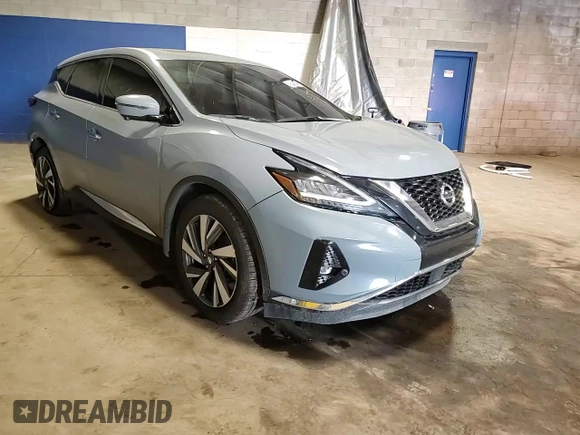 2022 Nissan Murano SL with VIN 5N1AZ2CS1NC106817, listed as a Copart auction lot 59849395 with 32,953 mi miles and Salvage title. Bid and sale history available at DreamBid. Image 14.