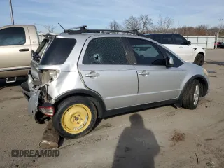 2007 Suzuki SX4 with VIN JS2YB413775101553, listed as a Copart auction lot 86815574 with 184,809 mi miles and Salvage Title. Bid and sale history available at carsss.com. Image 3.