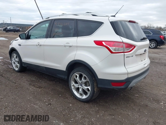 2013 Ford Escape Titanium with VIN 1FMCU0J96DUD85315, listed as a IAAI auction lot 41934204 with 152,132 mi miles and . Bid and sale history available at carsss.com. Image 3.