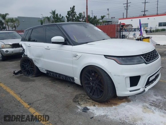 2018 Land Rover Range Rover Sport HSE with VIN SALWR2RV0JA400235, listed as a IAAI auction lot 41894717 with 67,332 mi miles. Bid and sale history available at carsss.com. Image 1.