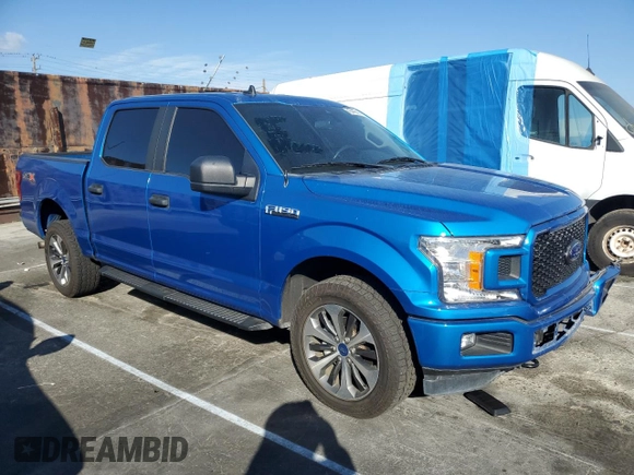 2020 Ford F-150 XL with VIN 1FTEW1EP6LKD24269, listed as a Copart auction lot 43443435 with 59,375 mi miles and Salvage Title. Bid and sale history available at carsss.com. Image 4.
