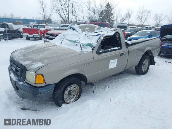 2004 Ford Ranger XL Fleet with VIN 1FTYR10E54PA75574, listed as a IAAI auction lot 41628155 with 94,592 mi miles. Bid and sale history available at carsss.com. Image 17.