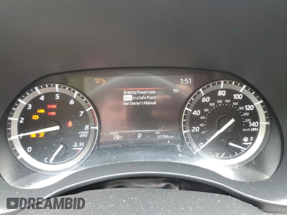 2021 Toyota Highlander XLE with VIN 5TDHZRBH9MS553524, listed as a Copart auction lot 57469405 with 51,784 mi miles and Salvage title. Bid and sale history available at DreamBid. Image 9.