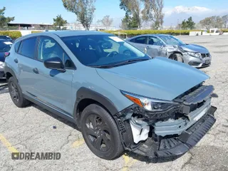 2024 Subaru Crosstrek with VIN JF2GUABC3R8297331, listed as a IAAI auction lot 41813795 with 9,158 mi miles and . Bid and sale history available at DreamBid. Image 1.