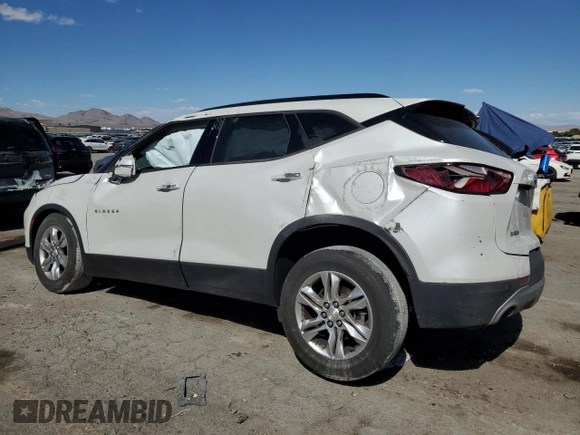 2020 Chevrolet Blazer LT z VIN 3GNKBCRS8LS702225, wystawiony jako Copart lot #55178455 z przebiegiem Nie podano mil oraz Szkoda całkowita • Salvage title. Historia ofert i sprzedaży dostępna na DreamBid. Obrazek 2.