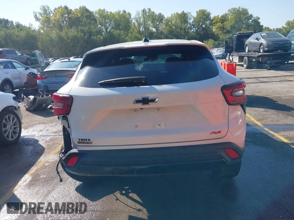 2024 Chevrolet Trax 1RS with VIN KL77LGE20RC124173, listed as a IAAI auction lot 40232631 with 6,745 mi miles. Bid and sale history available at carsss.com. Image 16.