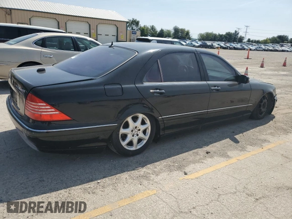 2004 Mercedes-Benz S 500 with VIN WDBNG84JX4A417661, listed as a Copart auction lot 68915494 with Not Provided miles and Non Repairable. Bid and sale history available at DreamBid. Image 3.
