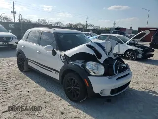 2012 MINI Countryman S with VIN WMWZC5C51CWL57074, listed as a Copart auction lot 53386715 with 55,857 mi miles and Salvage Title. Bid and sale history available at DreamBid. Image 13.