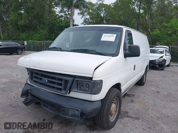 2005 Ford Econoline Cargo with VIN 1FTRE14W75HA41442, listed as a IAAI auction lot 42438411 with 197,241 mi miles and . Bid and sale history available at DreamBid. Image 13.