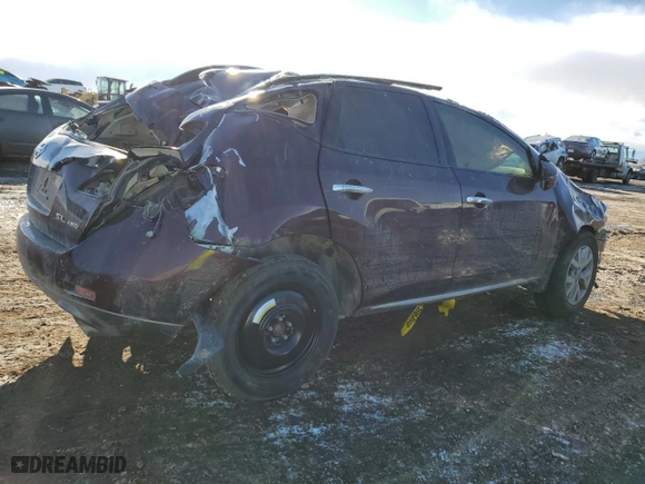 2014 Nissan Murano SL with VIN JN8AZ1MW0EW500909, listed as a Copart auction lot 41985875 with 121,027 mi miles and Salvage Title. Bid and sale history available at carsss.com. Image 3.