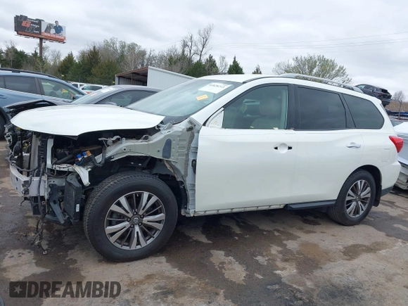 2018 Nissan Pathfinder SV with VIN 5N1DR2MN1JC673562, listed as a IAAI auction lot 41828213 with 62,882 mi miles. Bid and sale history available at carsss.com. Image 15.