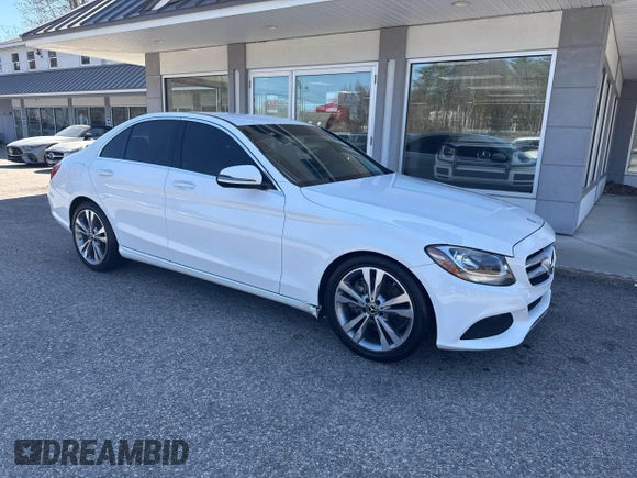 2017 Mercedes-Benz C C 300 with VIN 55SWF4JB5HU220634, listed as a IAAI auction lot 42171628 with 228,573 mi miles. Bid and sale history available at carsss.com. Image 1.