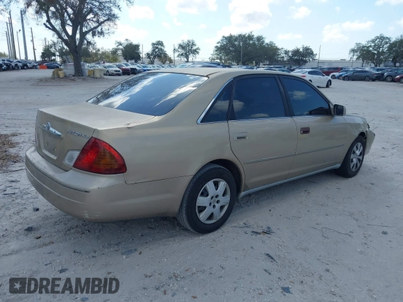 2001 Toyota Avalon XL with VIN 4T1BF28B81U144281, listed as a IAAI auction lot 41563820 with 169,911 mi miles and . Bid and sale history available at DreamBid. Image 4.