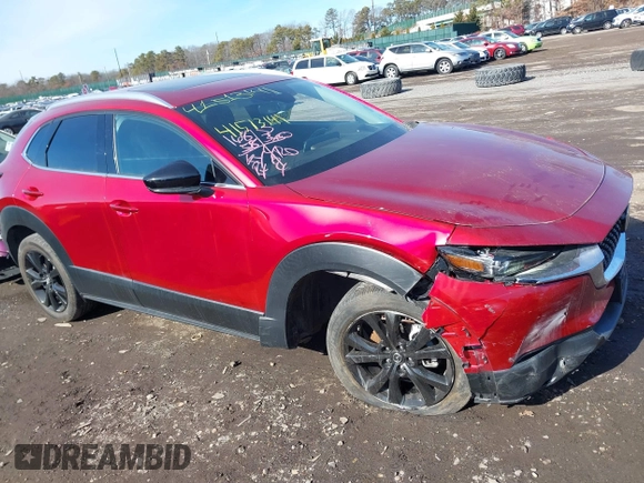 2022 Mazda CX-30 2.5 Turbo Premium Package with VIN 3MVDMBDY1NM458943, listed as a IAAI auction lot 41513141 with 16,858 mi miles. Bid and sale history available at carsss.com. Image 13.