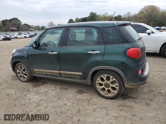 2014 FIAT 500L Trekking with VIN ZFBCFADH5EZ017786, listed as a Copart auction lot 47629804 with 151,113 mi miles and Salvage title. Bid and sale history available at DreamBid. Image 2.