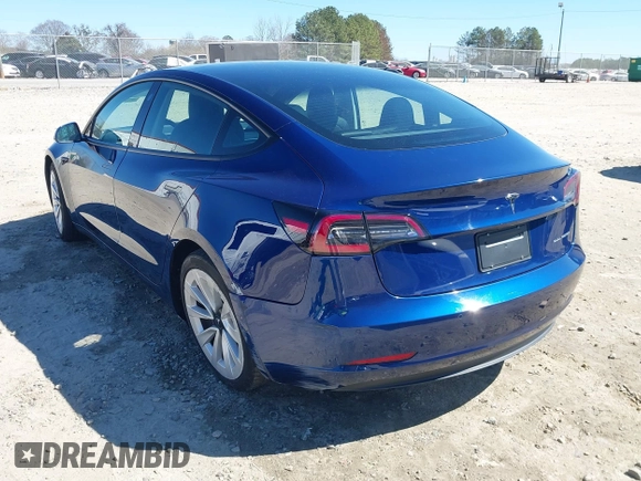 2021 Tesla Model 3 Long Range with VIN 5YJ3E1EB3MF031457, listed as a IAAI auction lot 41630758 with 71,113 mi miles and . Bid and sale history available at carsss.com. Image 6.