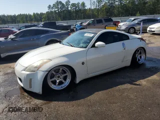 2003 Nissan 350Z with VIN JN1AZ34D83T105030, listed as a Copart auction lot 75526584 with 191,513 mi miles and Salvage Title. Bid and sale history available at carsss.com. Image 1.