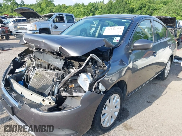 2016 Nissan Versa S Plus with VIN 3N1CN7AP4GL908339, listed as a IAAI auction lot 42146358 with 18,287 mi miles and . Bid and sale history available at DreamBid. Image 2.
