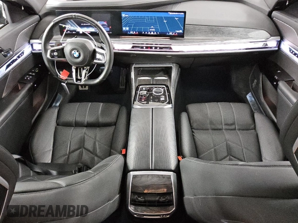 2024 BMW 7 Series 740i xDrive with VIN WBA33EH07RCR75237, listed as a Copart auction lot 88346565 with 15,666 mi miles and Clean Title. Bid and sale history available at carsss.com. Image 8.