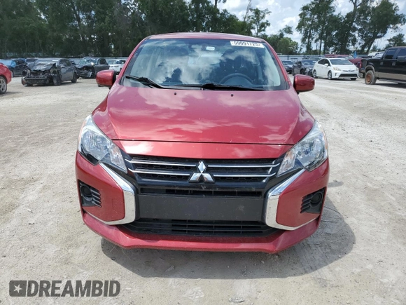 2021 Mitsubishi Mirage ES with VIN ML32FUFJ3MHF07244, listed as a Copart auction lot 59091725 with 44,793 mi miles and Salvage title. Bid and sale history available at DreamBid. Image 5.