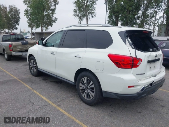 2017 Nissan Pathfinder SL with VIN 5N1DR2MN9HC682875, listed as a IAAI auction lot 42045618 with 157,149 mi miles and . Bid and sale history available at DreamBid. Image 3.