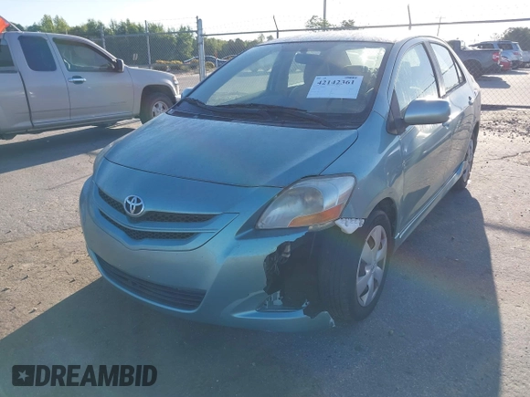2007 Toyota Yaris with VIN JTDBT923371029654, listed as a IAAI auction lot 42142361 with 296,107 mi miles. Bid and sale history available at carsss.com. Image 14.