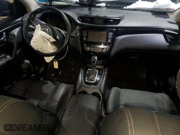 2017 Nissan Rogue SL with VIN JN1BJ1CR2HW122750, listed as a Copart auction lot 45503975 with 64,582 mi miles and Salvage Title. Bid and sale history available at DreamBid. Image 8.