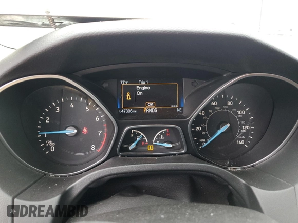 2018 Ford Focus SE with VIN 1FADP3FE4JL312832, listed as a Copart auction lot 65859104 with 47,306 mi miles and Clean Title. Bid and sale history available at carsss.com. Image 9.