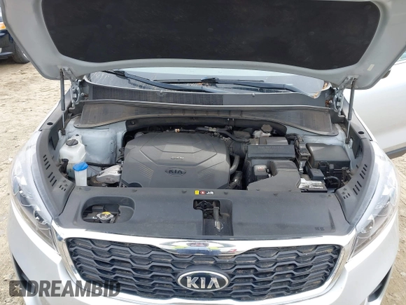 2019 Kia Sorento LX V6 with VIN 5XYPG4A5XKG489337, listed as a IAAI auction lot 41848949 with 101,510 mi miles. Bid and sale history available at carsss.com. Image 10.