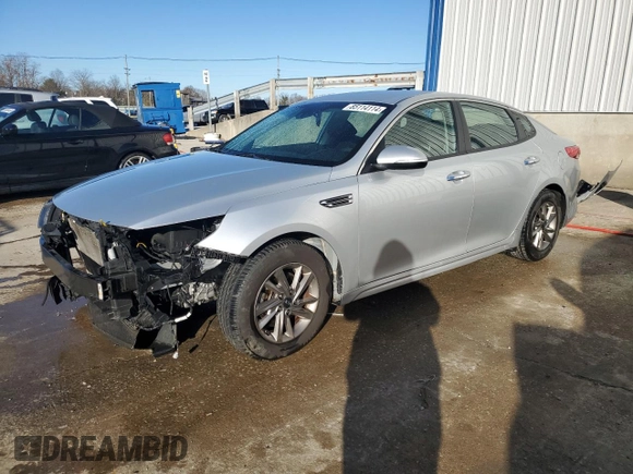 2020 Kia Optima LX with VIN 5XXGT4L38LG380081, listed as a Copart auction lot 85114114 with 0 mi miles and Salvage Title. Bid and sale history available at carsss.com. Image 1.