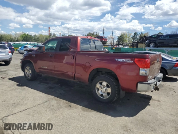 2008 Toyota Tundra with VIN 5TFBV54138X039226, listed as a Copart auction lot 54946555 with 119,825 mi miles and Salvage title. Bid and sale history available at DreamBid. Image 2.