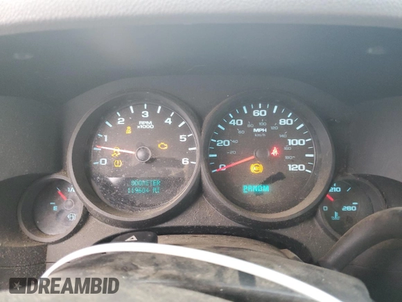2013 GMC Sierra 1500 with VIN 3GTP2TE74DG243604, listed as a Copart auction lot 83201834 with 119,604 mi miles and Clean Title. Bid and sale history available at DreamBid. Image 9.