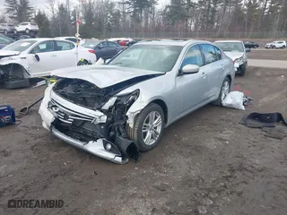 2013 Infiniti G37 Sedan x with VIN JN1CV6AR3DM757734, listed as a IAAI auction lot 41752090 with 113,585 mi miles. Bid and sale history available at carsss.com. Image 2.