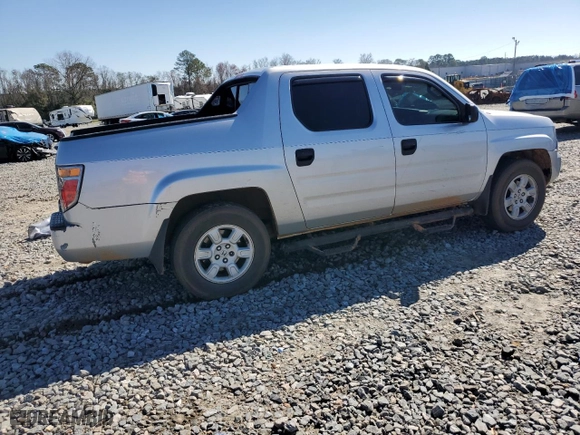 2007 Honda Ridgeline RT with VIN 2HJYK16297H533672, listed as a Copart auction lot 45492655 with 235,382 mi miles and Salvage Title. Bid and sale history available at carsss.com. Image 3.