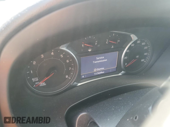 2020 GMC Terrain SLT with VIN 3GKALVEX5LL274496, listed as a Copart auction lot 63925475 with 117,439 mi miles and Salvage title. Bid and sale history available at DreamBid. Image 9.
