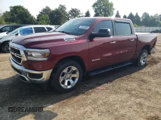 2019 Ram 1500 Big Horn with VIN 1C6SRFFT8KN614181, listed as a Copart auction lot 59355085 with 125,995 mi miles and Salvage title. Bid and sale history available at DreamBid. Image 1.