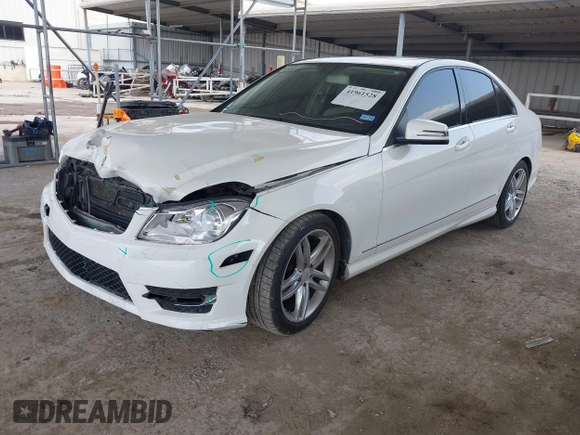2013 Mercedes-Benz C-Class C 250 Sport with VIN WDDGF4HB8DR247865, listed as a IAAI auction lot 41961528 with 146,520 mi miles. Bid and sale history available at carsss.com. Image 17.