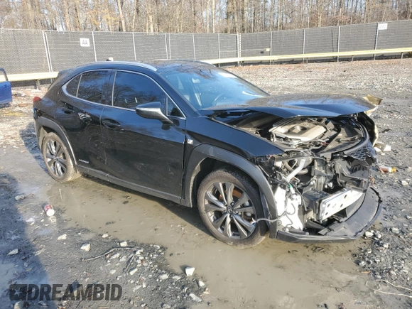 2021 Lexus UX with VIN JTHR9JBH3M2052396, listed as a Copart auction lot 85006594 with 45,883 mi miles and Salvage Title. Bid and sale history available at carsss.com. Image 4.