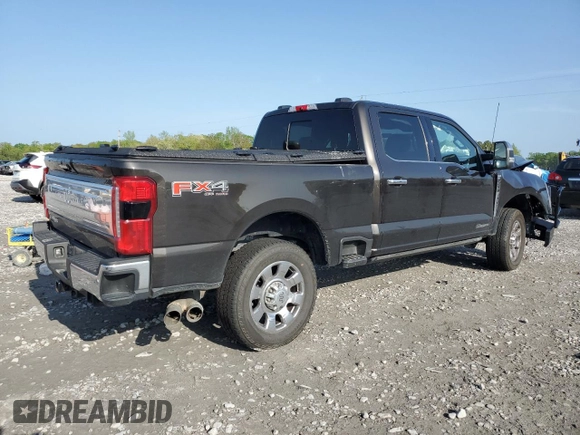 2024 Ford F-250 XL with VIN 1FT8W2BT9REE19856, listed as a Copart auction lot 51233515 with 20,653 mi miles and Salvage title. Bid and sale history available at DreamBid. Image 3.