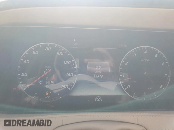 2019 Mercedes-Benz S 450 with VIN WDDUG6EB2KA477137, listed as a Copart auction lot 44752685 with 28,818 mi miles and Salvage title. Bid and sale history available at DreamBid. Image 9.