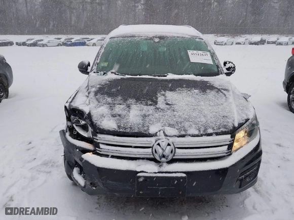 2017 Volkswagen Tiguan Wolfsburg Edition with VIN WVGSV7AX1HK006223, listed as a IAAI auction lot 41512637 with 75,376 mi miles. Bid and sale history available at carsss.com. Image 11.