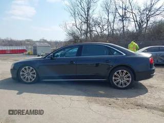 2012 Audi A8 L with VIN WAURVAFD7CN004673, listed as a IAAI auction lot 41768222 with 108,982 mi miles. Bid and sale history available at carsss.com. Image 15.