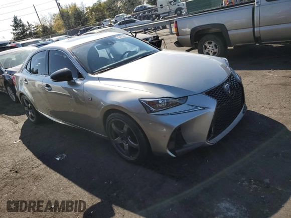2020 Lexus IS 300 F Sport with VIN JTHG81F28L5043173, listed as a Copart auction lot 76475844 with 27,083 mi miles and Salvage title. Bid and sale history available at DreamBid. Image 4.