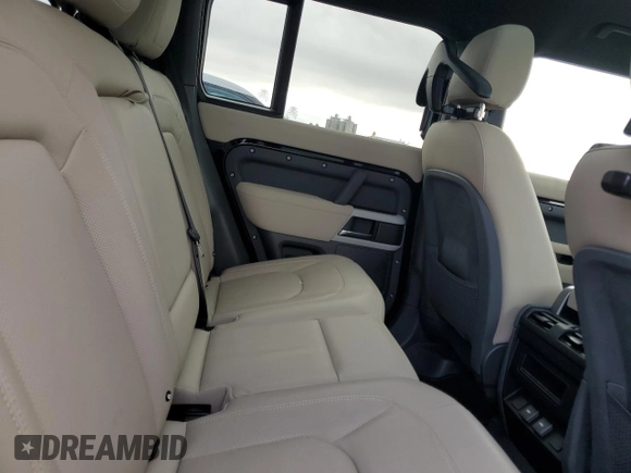 2023 Land Rover Defender SE with VIN SALEP7EU1P2186080, listed as a Copart auction lot 84107764 with 9,780 mi miles and Salvage title. Bid and sale history available at DreamBid. Image 10.