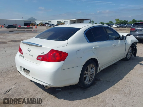 2012 Infiniti G25 Journey with VIN JN1DV6AP8CM700074, listed as a IAAI auction lot 42399966 with 207,842 mi miles and . Bid and sale history available at DreamBid. Image 4.